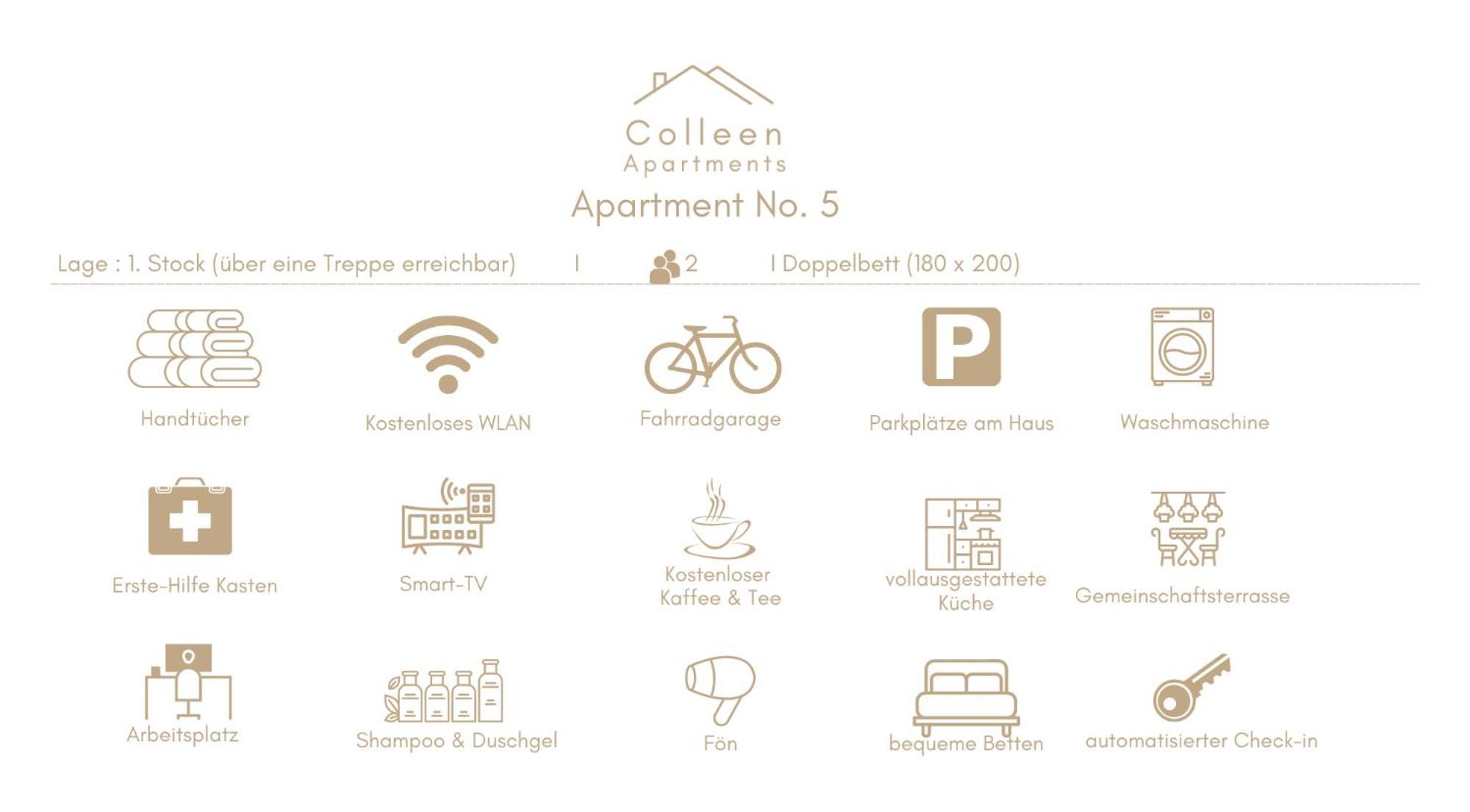 Colleen Apartments - Minden, Hermannstrasse Oda fotoğraf
